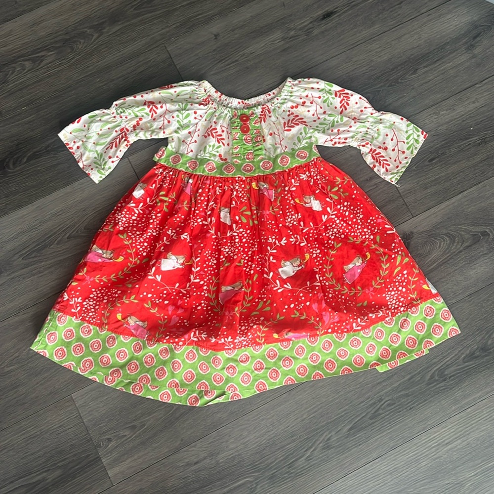 Size 5/6 Eleanor Rose Christmas dress